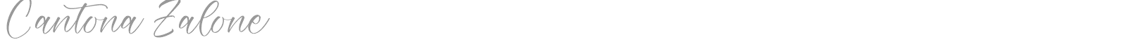 Cantona Zalone font preview